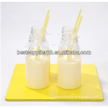 300ml mini plastic milk /yogurt /pudding bottles